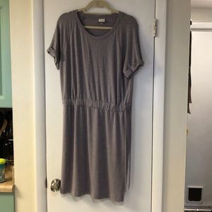 Short Sleeve Tie Waist T-Shirt Dress - A New Day
